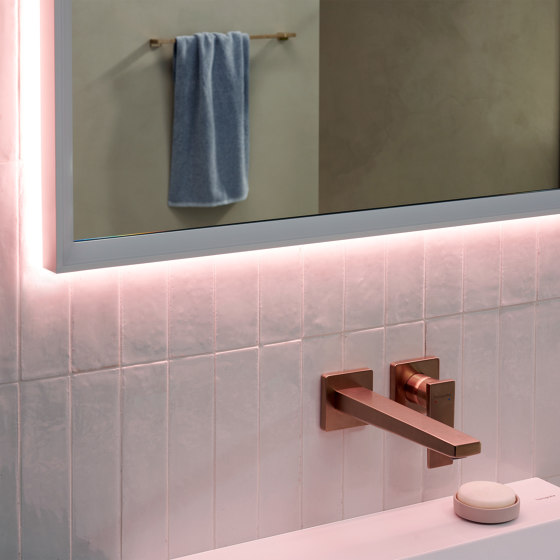 Xarita S Specchio con luci LED 900/50 sensore touch capacitivo | Specchi da bagno | Hansgrohe