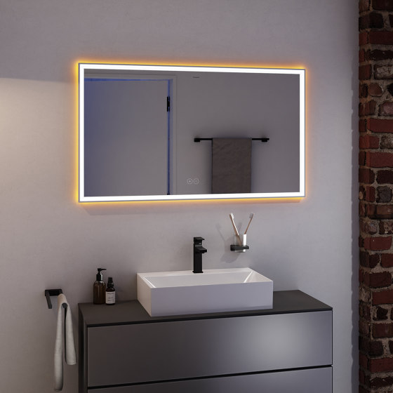 Xarita E Spiegel mit LED-Beleuchtung 500/50 IR Sensor | Badspiegel | Hansgrohe