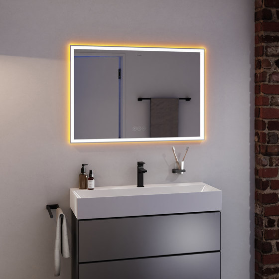 Xarita S Specchio con luci LED 900/50 sensore touch capacitivo | Specchi da bagno | Hansgrohe