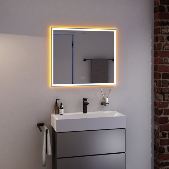 Xarita E Spiegel mit LED-Beleuchtung 500/50 IR Sensor | Badspiegel | Hansgrohe