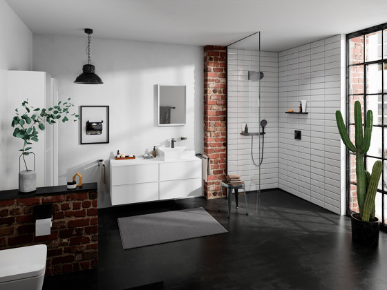 Xarita S Specchio con luci LED 900/50 sensore touch capacitivo | Specchi da bagno | Hansgrohe