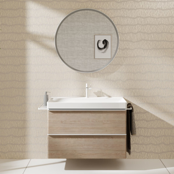 Xarita E Specchio con luci LED 1400/50 sensore touch capacitivo | Specchi da bagno | Hansgrohe