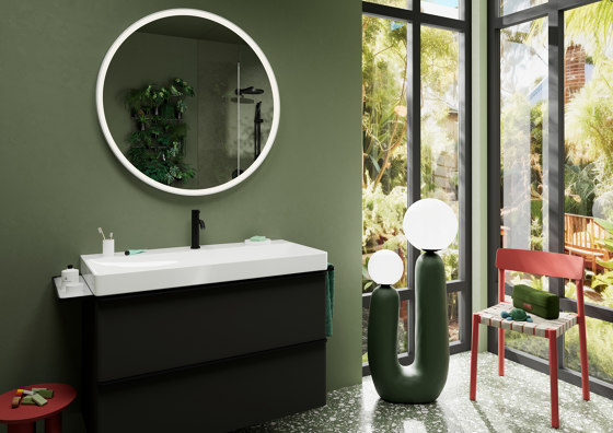 Xarita E Specchio con luci LED 1600/50 sensore a infrarossi | Specchi da bagno | Hansgrohe