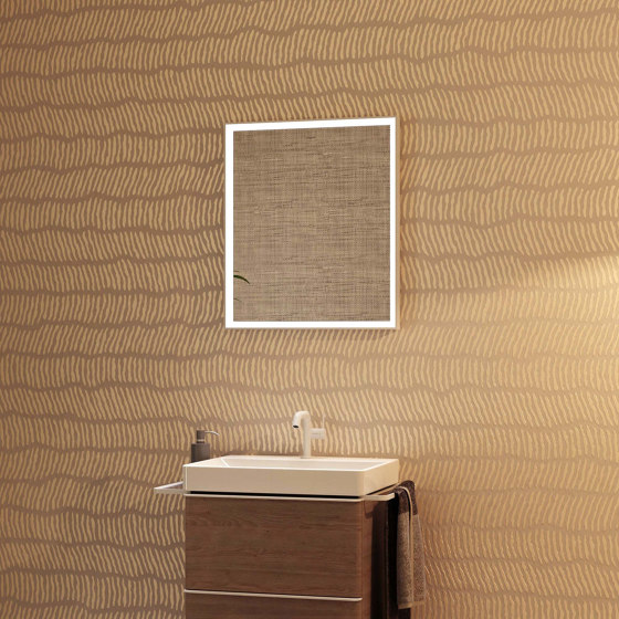 Xevolos E Columna alta beige arena mate 400/360, bisagra a la derecha | Espejos de baño | Hansgrohe