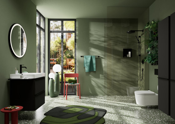 EluPura S Asiento y tapa de WC con fijación superior, con SoftClose y QuickRelease, Slim | Lavabos | Hansgrohe