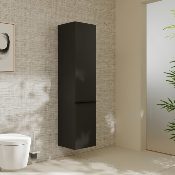 Xelu Q Meuble bas pour plan vasque 780/475 avec 2 tiroirs, caisson Blanc brillant | Meubles sous-lavabo | Hansgrohe