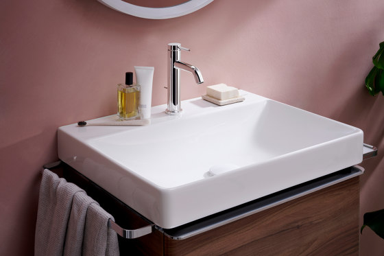 Xelu Q Base sottolavabo con 2 cassetti Rovere Naturale 780/475 per lavabo | Mobili lavabo | Hansgrohe