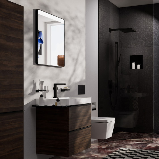 EluPura S Abattant WC, déclipsable QuickRelease avec frein de chute SoftClose, Slim | Lavabos | Hansgrohe