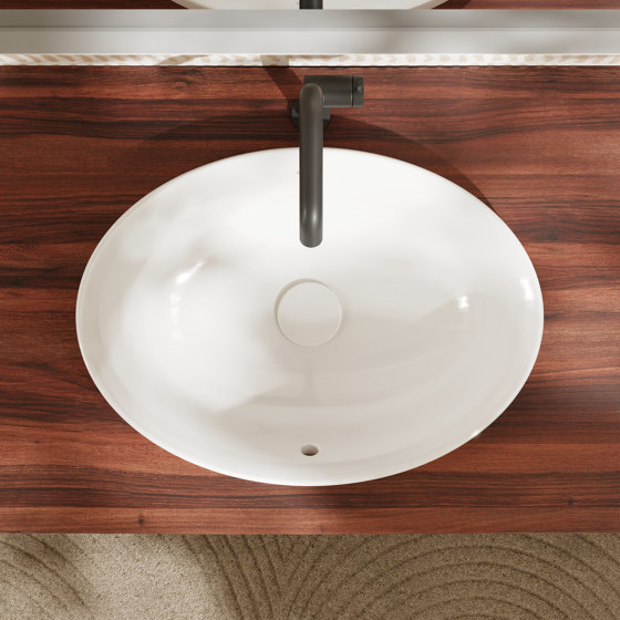 hansgrohe Xuniva S Above counter basin 400/400 without tap hole with overflow | Wash basins | Hansgrohe