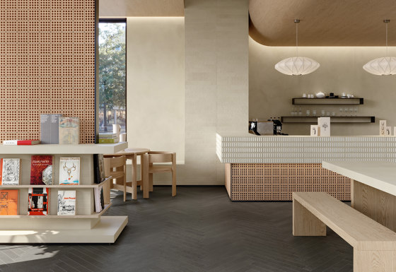 Longarine Calcecreta | Baia Naturale 7,5x60 | Ceramic tiles | Marca Corona