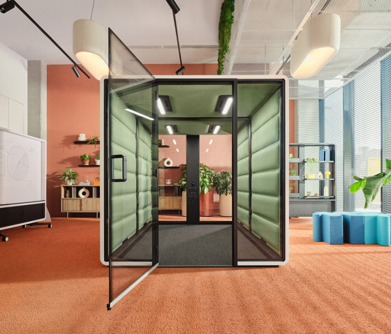 HushFree.Access.L | Orange | Office Pods | Hushoffice