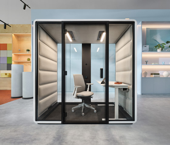 HushFree.Access.L | Red | Office Pods | Hushoffice