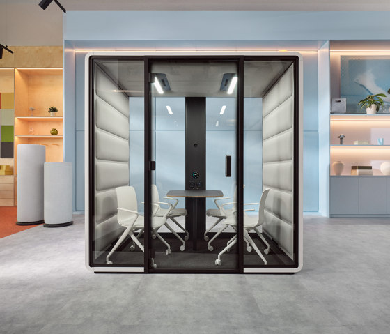 HushFree.Access.L | Light grey | Office Pods | Hushoffice