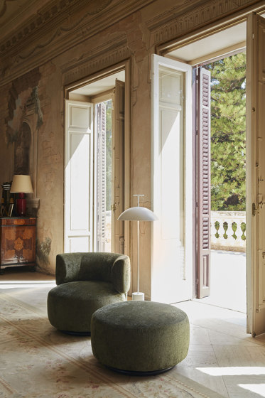 K-Waiting Divano Chenille Verde | Divani | Kartell