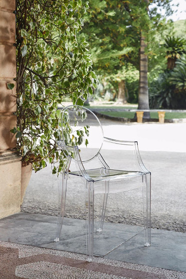 Louis Ghost (2 Chaises) Cristal | Chaises | Kartell