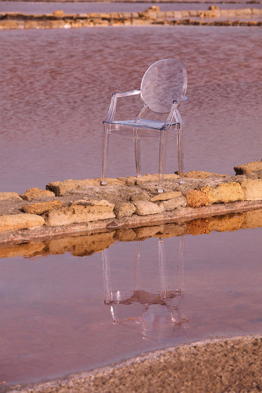 Louis Ghost (2 Chaises) Cristal | Chaises | Kartell