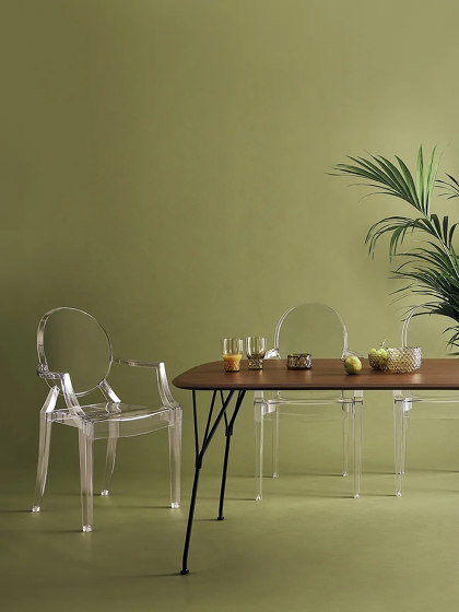 Louis Ghost (2 Chaises) Cristal | Chaises | Kartell