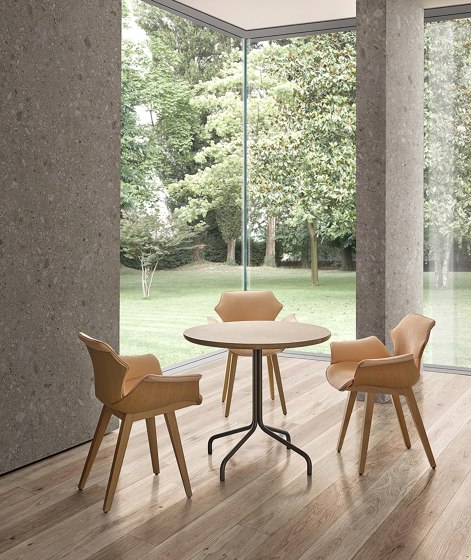 Petal Chair Metal Base | Sillas | BassamFellows