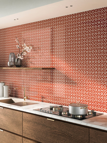 Upside Ruby Mosaico | Piastrelle ceramica | Refin