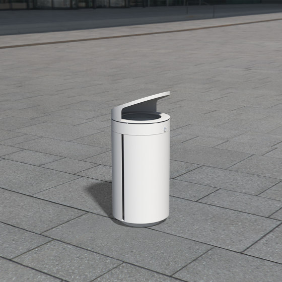 Litter bin 210 with and without ashtray | Waste baskets | BENKERT-BAENKE