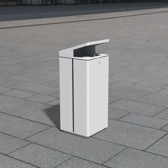 Litter bin 810 with and without ashtray | Poubelle / Corbeille à papier | BENKERT-BAENKE