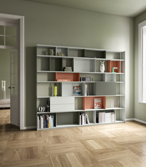 STACK Shelfsystem | Shelving | Müller Möbelfabrikation