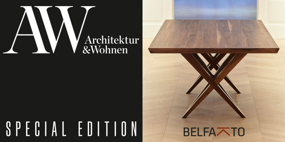 VIVIAN TABLE WALNUT | Dining tables | Belfakto