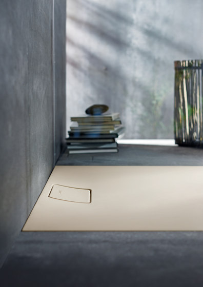 Stonetto shower tray rectangle, drain lateral | Shower trays | DURAVIT