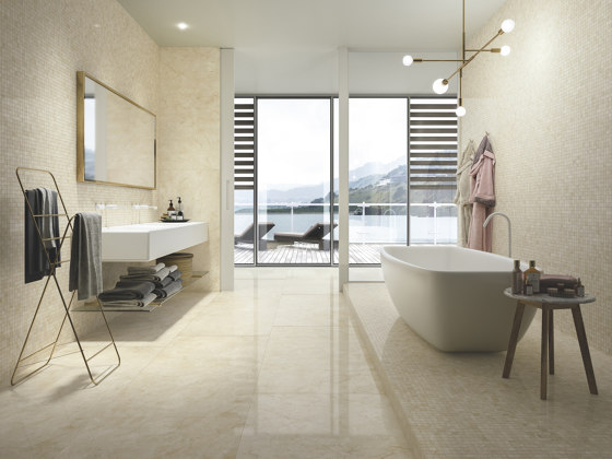 Prestigio Marfil Lucido Mosaico | Piastrelle ceramica | Refin