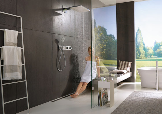 hansgrohe Douche de tête Rainmaker Select 460 2jet avec bras de douche 450 mm | Robinetterie de douche | Hansgrohe