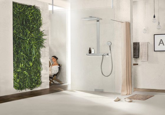 hansgrohe Showerpipe Rainmaker Select 460 3jet EcoSmart | Robinetterie de douche | Hansgrohe