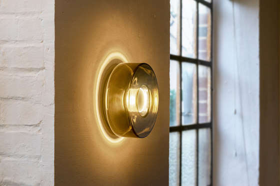 CURLING Ceiling | Schirm Glas klar, Reflektor zylindrisch opal | Deckenleuchten | serien.lighting