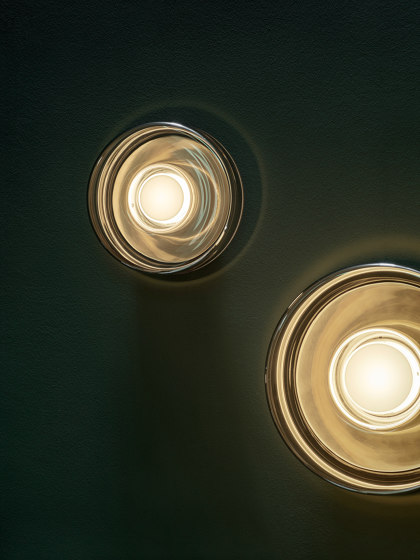 CURLING Ceiling | shade glass clear, reflector cylindrical opal | Lámparas de techo | serien.lighting