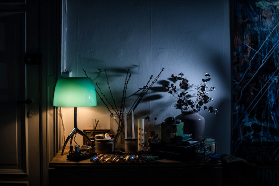 Lumiere lampe de table turquoise | Luminaires de table | Foscarini