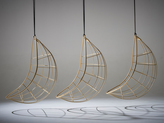 Nest Egg Hanging Chair Swing Seat - Twig Pattern | Schaukeln | Studio Stirling