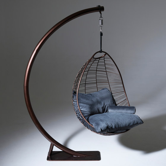Nest Egg Hanging Chair Swing Seat - Twig Pattern | Swings | Studio Stirling
