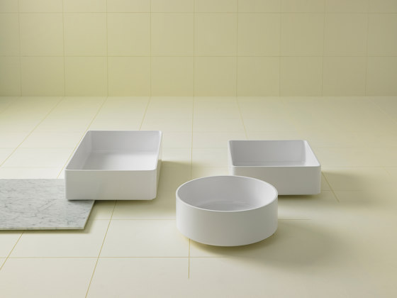 Glaze Rectangular Undermount Ceramilux® Sink | Lavabos | Inbani
