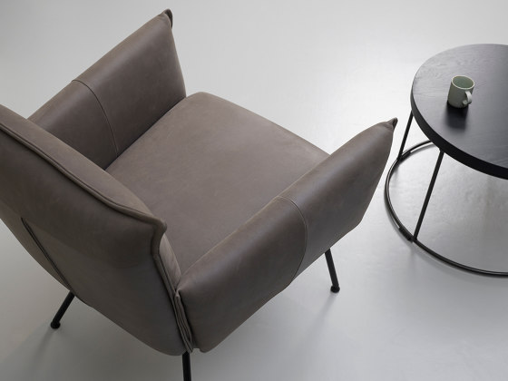 Sanne swivel or spin-back with Arms | Sedie | Jess