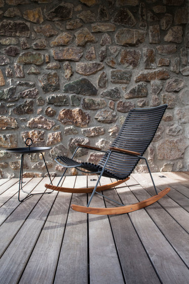 CLICK | Rocking chair Black | Poltrone | HOUE