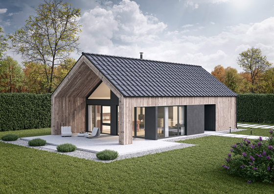 Structa | Natura Anthracite 6515 | Roofing systems | Swisspearl Schweiz AG
