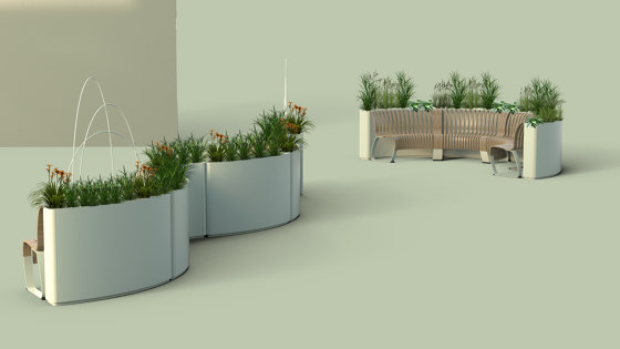 Planter Divider Convex |  | Green Furniture Concept