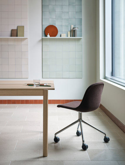 Fiber Side Chair | Swivel Base With Castors | Stühle | Muuto