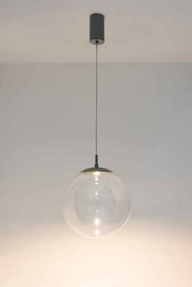 glaskugelleuchte ku3 LED gradient gold | Lámparas de suspensión | Mawa Design