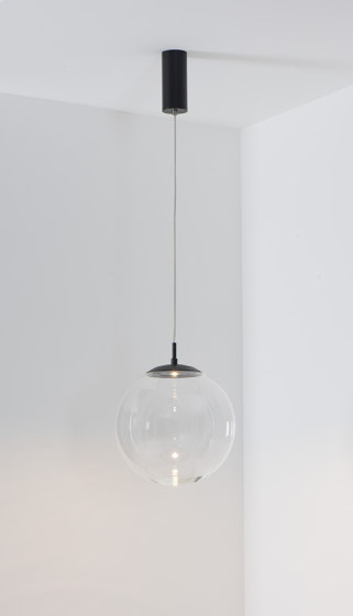 glaskugelleuchte ku3 LED gradient rosegold | Lámparas de suspensión | Mawa Design
