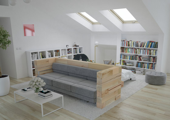 CRAFTWAND® - headboard mixed with sofa design | Têtes de lit | Craftwand