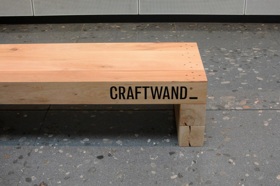 CRAFTWAND® - public space bench design | Panche | Craftwand