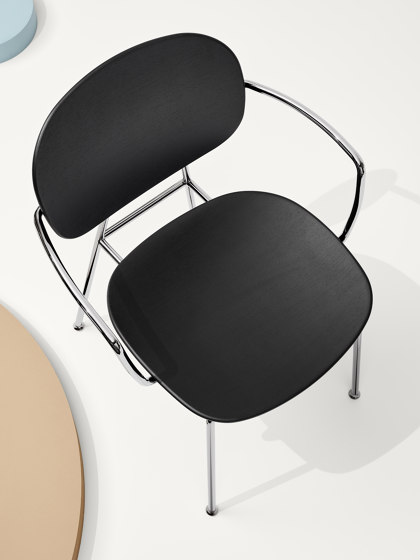 Tondina slim with arms | Chaises | Infiniti