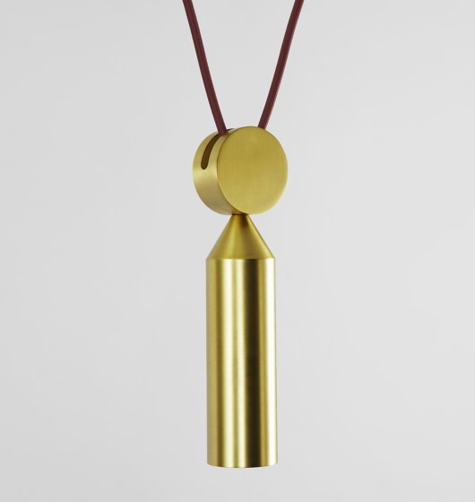 Shape Up 5-Piece Chandelier (Brushed brass cone/Brushed copper hemisphere) | Pendelleuchten | Roll & Hill