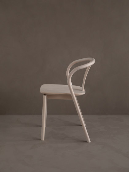 Flow | Dining Chair With Walnut Seat | Chairs | L.Ercolani