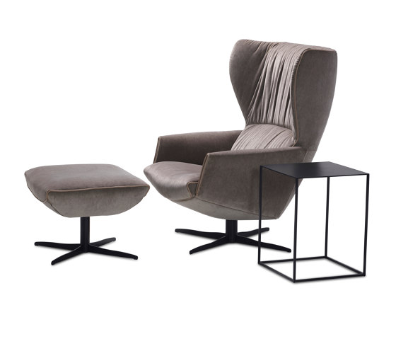 Rapsody lounge Armchair with footstool | Sillones | Jori